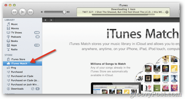 partita iTunes su iTunes 10.5.1