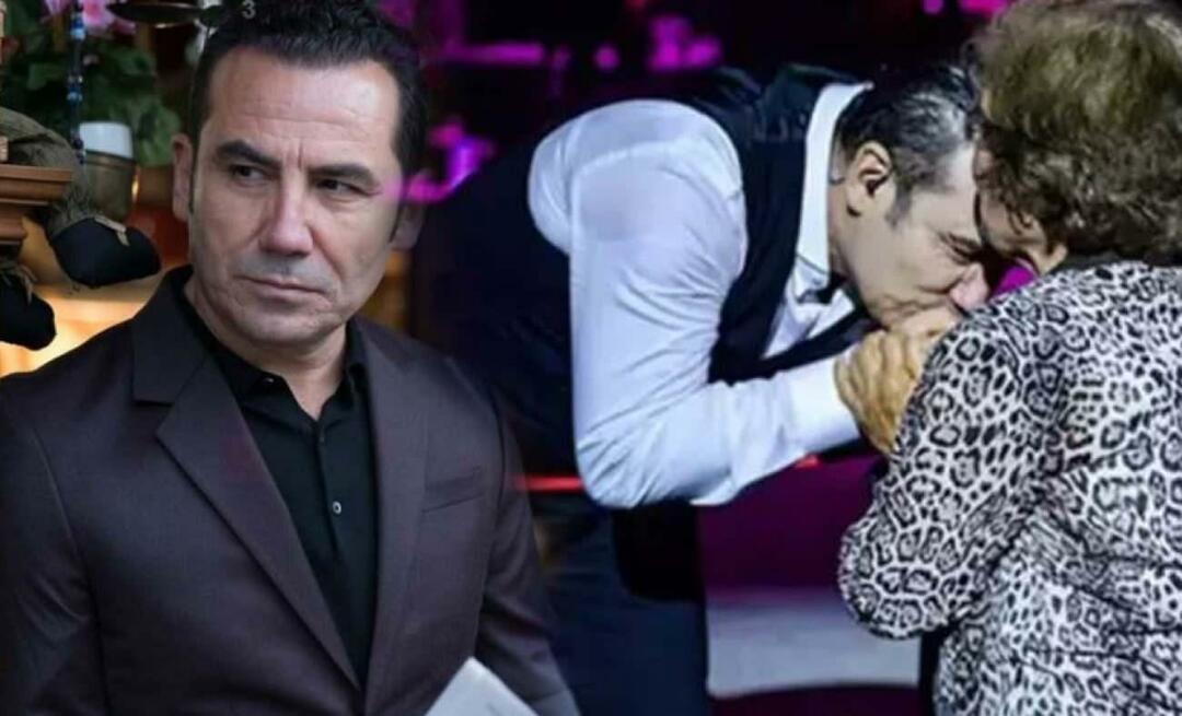 Ferhat Göçer è stato apprezzato per la sua azione! Ha baciato la mano di sua madre sul palco