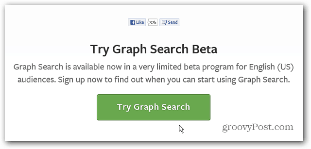 Iscriviti alla nuova versione beta di Facebook Graph Search