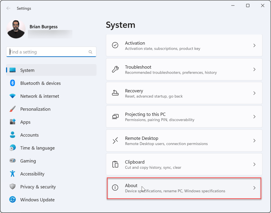 sistema sul controllo delle informazioni ram su Windows 11