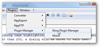 gestore plugin notepad ++