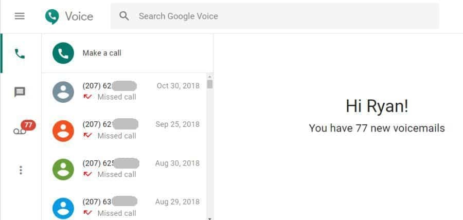 chiamate vocali google