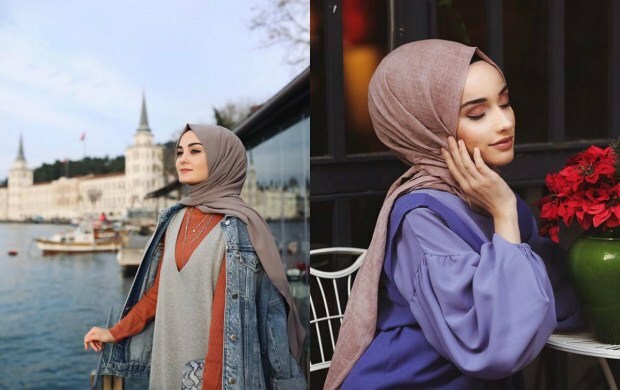 modelli di scialle hijab