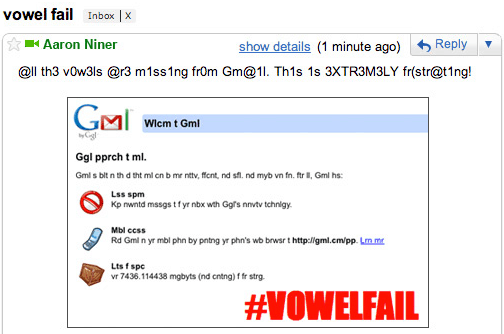 Gmail 2010 pesce d'aprile fallimento vocale
