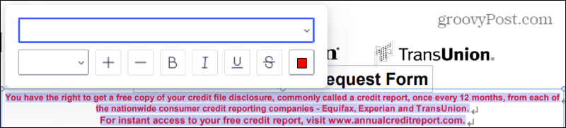 PDFElement 8 Modifica casella di testo