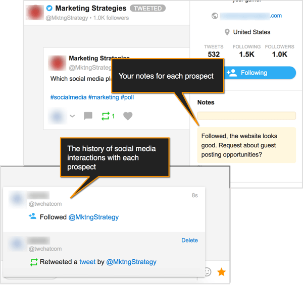 La dashboard di Awario ti consente di tenere traccia delle conversazioni associate a ciascun lead.