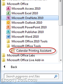 Calendar Printing Assistant Outlook 2010