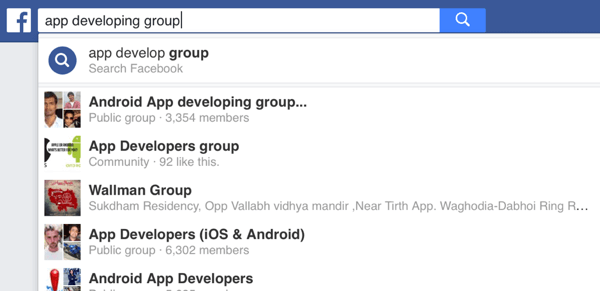 Facebook ha gruppi praticamente per ogni nicchia.