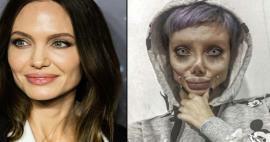 Ha detto che assomiglierà ad Angelina Jolie, si è trasformato in uno zombi!