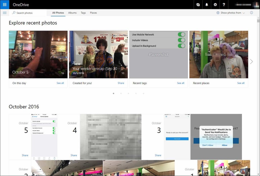 Backup automatico delle foto su OneDrive da qualsiasi dispositivo mobile