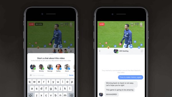 Facebook ha introdotto Live Chat With Friends e Live With, due nuove funzionalità che rendono più facile condividere esperienze e connettersi in tempo reale con i tuoi amici su Live. 
