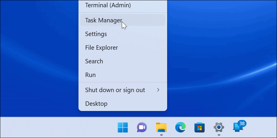 apri task manager controlla le informazioni sulla RAM su Windows 11