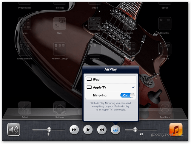 Mirroring AirPlay