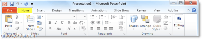 miglioramenti della barra multifunzione a Office 2010