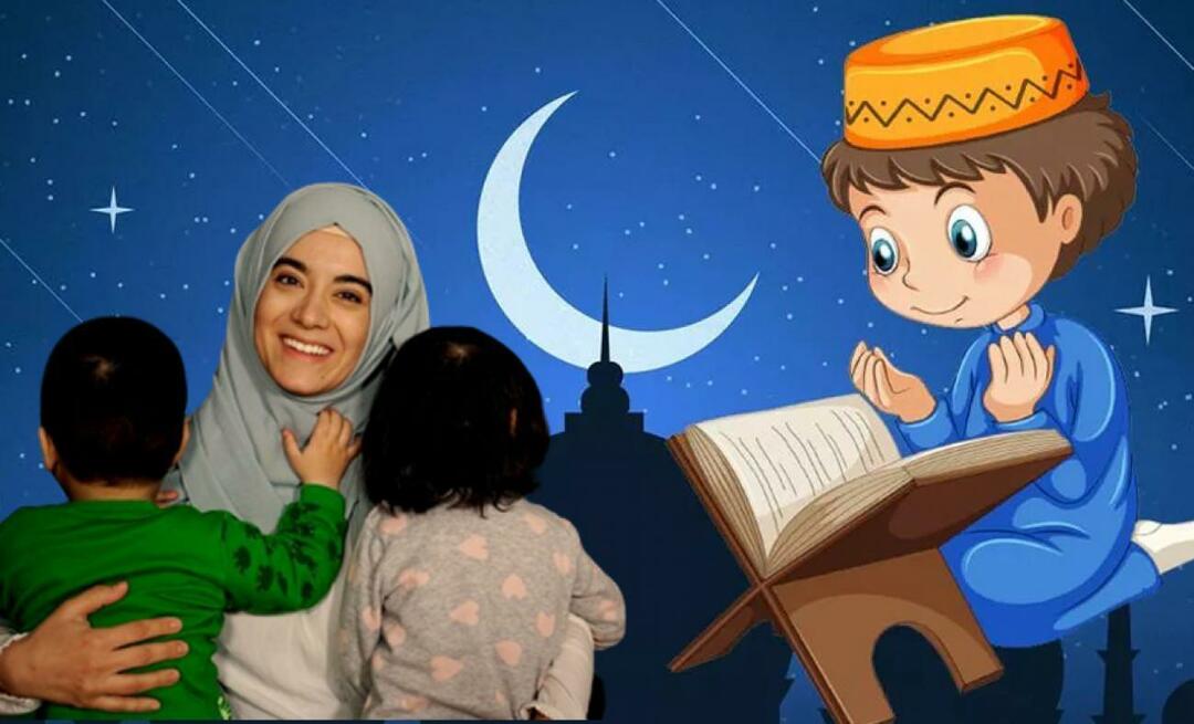 Come trasmettere ai bambini l'amore per il Ramadan? 3 consigli per trasmettere ai bambini l'amore per il Ramadan...