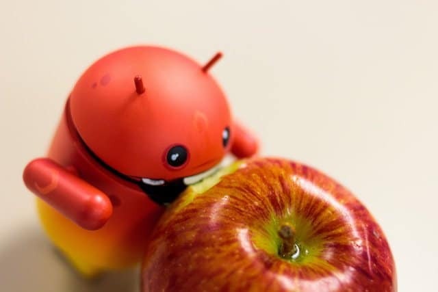 Android mangia mela