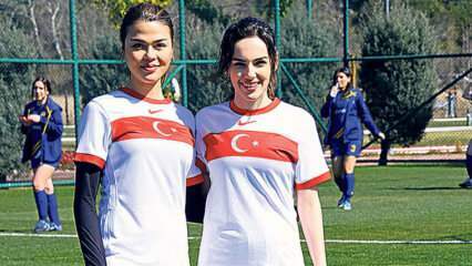 Yağmur Tanrısevsin e Aslıhan Karalar hanno giocato una partita speciale con la squadra nazionale di calcio femminile!