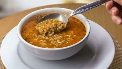 Come preparare una zuppa di lenticchie verdi condita in stile ristorante?