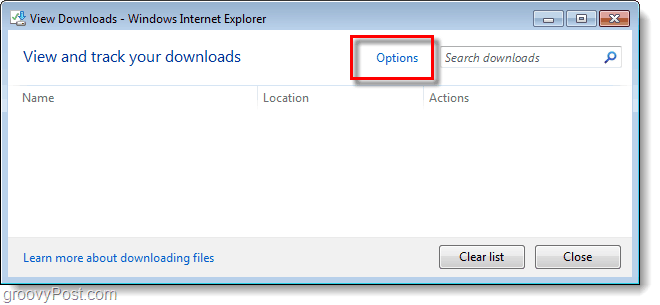 Come modificare la cartella di download predefinita di Internet Explorer 9