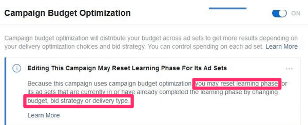Ridimensiona le tue campagne pubblicitarie di Facebook; fase 3.
