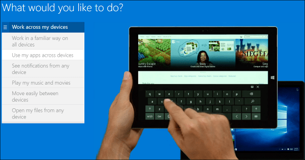 Come provare Windows 10 in un browser senza installarlo