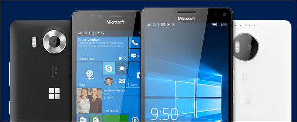 Microsoft lancia anche una pagina della cronologia degli aggiornamenti di Windows 10 Mobile