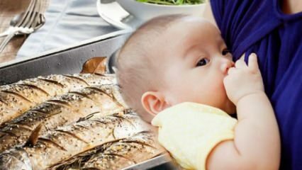 I pesci possono essere consumati durante l'allattamento?