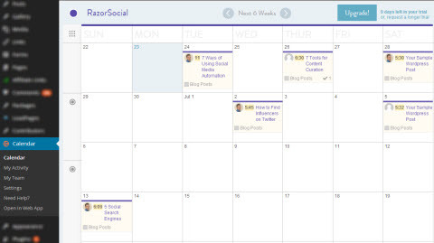 calendario coschedule