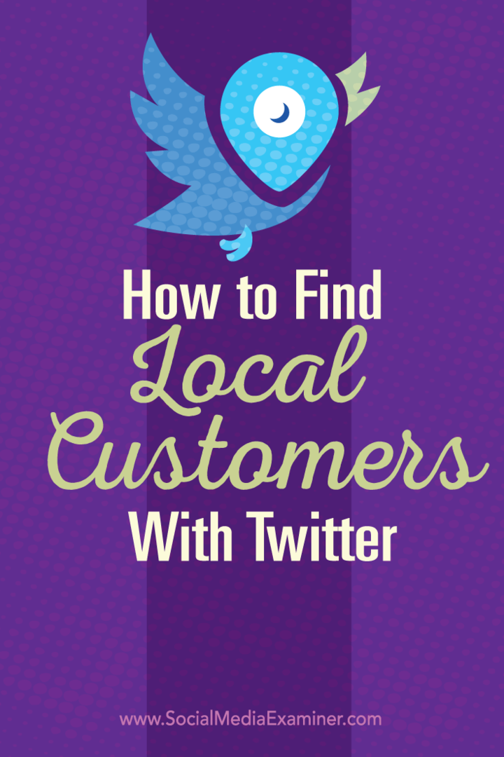 come trovare clienti locali con Twitter