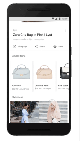 Google ha introdotto due nuove funzionalità, Idee di stile e Articoli simili, nell'app Google per Android e nel Web mobile per le ricerche di immagini di moda.
