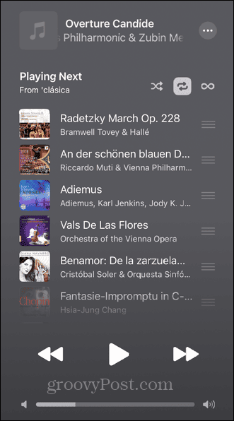 musica Apple riprodotta sul prossimo iOS