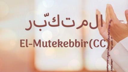 Cosa significa al-Mutakabbir? Al Mutakabbir