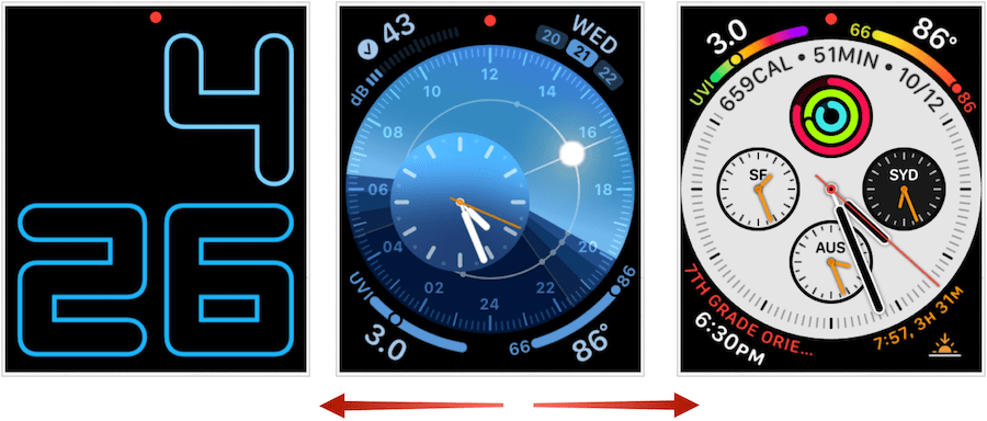 Apple Watch affronta i volti