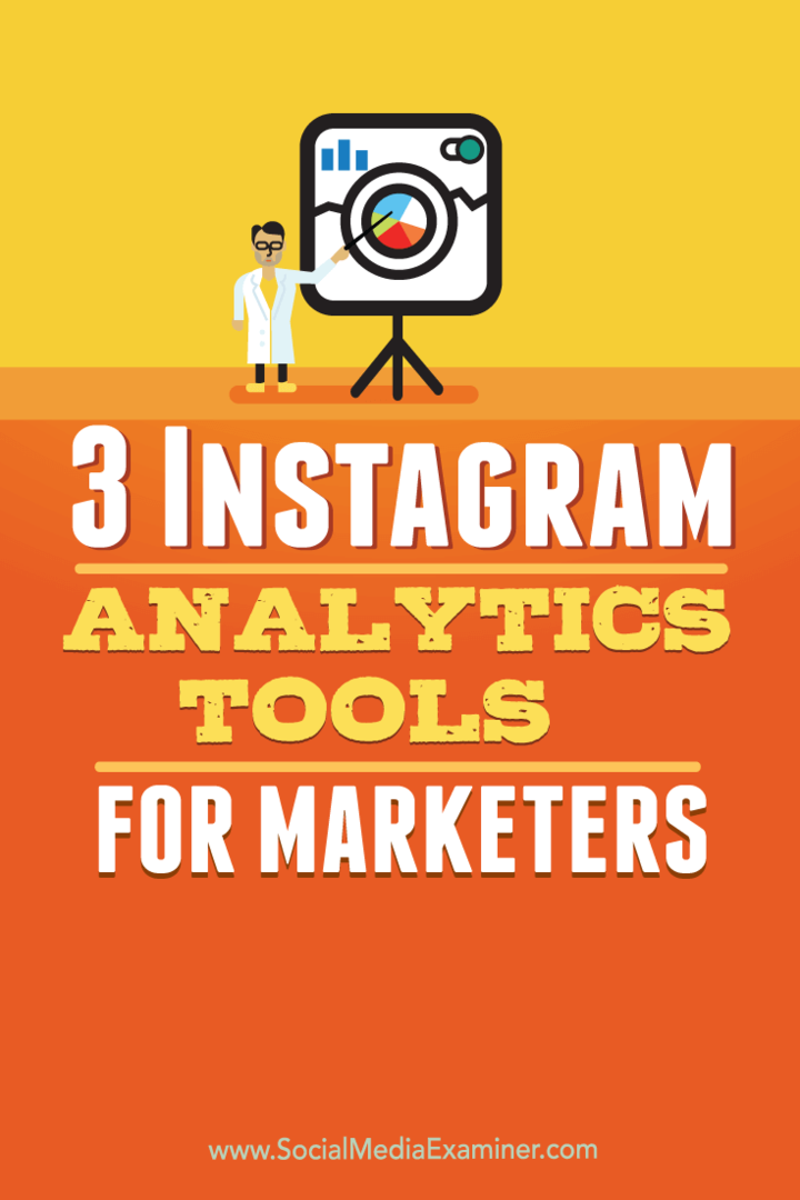 strumenti di analisi di marketing per l'analisi di Instagram