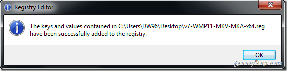 chiavi del Registro di sistema inserite correttamente nel computer