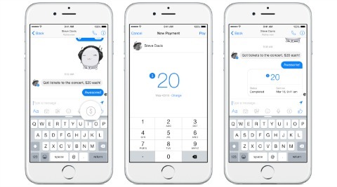 Facebook aggiunge la funzione di pagamento in Messenger