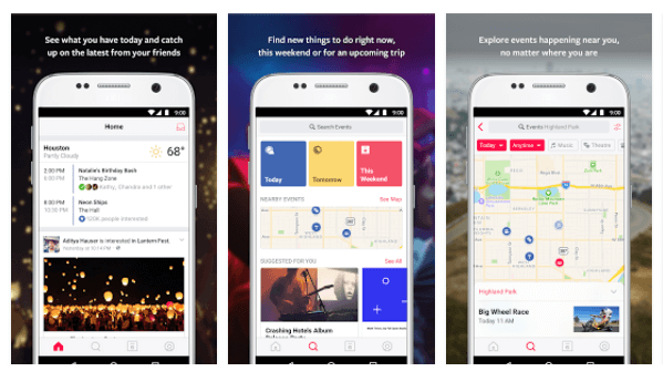 L'app Events from Facebook autonoma di Facebook, introdotta su iOS all'inizio di quest'anno, è stata rilasciata su Android.