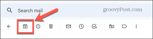 icona dell'archivio gmail