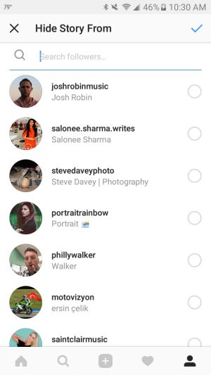 Puoi impedire a specifici follower di Instagram di vedere le tue storie.