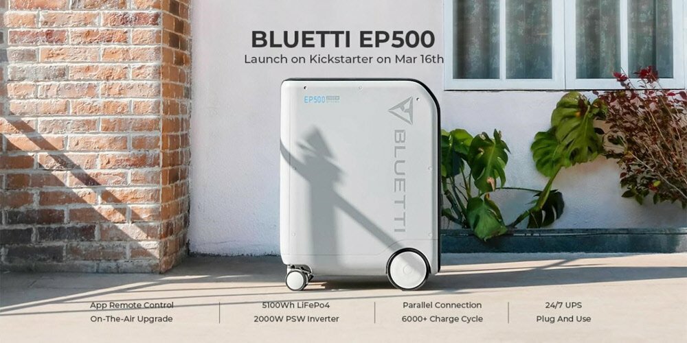 Evento Giveaway di debutto della centrale elettrica domestica BLUETTI EP500