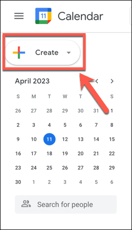creare il calendario di google