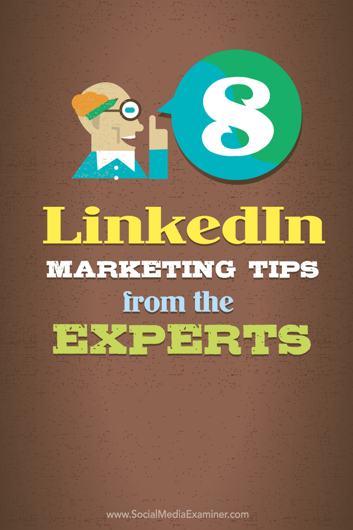 8 consigli di marketing di LinkedIn dagli esperti: esaminatore di social media