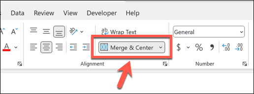 excel unire e centrare