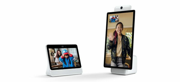 Facebook ha presentato ufficialmente due nuovi altoparlanti intelligenti e dispositivi per videochiamate, Portal e Portal +.