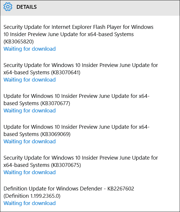 Windows 10 Build 10130 Sicurezza e correzioni di errori disponibili oggi