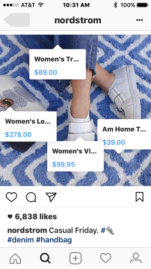 I tag di prodotto acquistabili renderanno facile per gli utenti di Instagram acquistare i tuoi prodotti.
