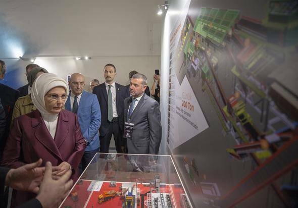First Lady Erdoğan all'inaugurazione del progetto di trasformazione a Kentpark!