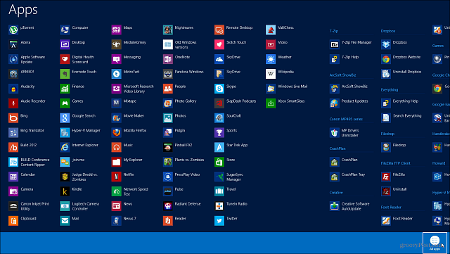Come visualizzare e gestire tutti i programmi e le app di Windows 8