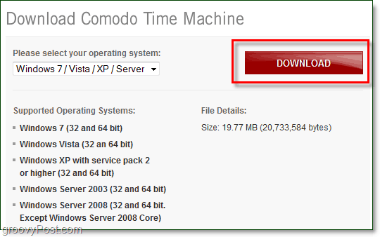 dove scaricare comodo time machine e su quali sistemi è supportato