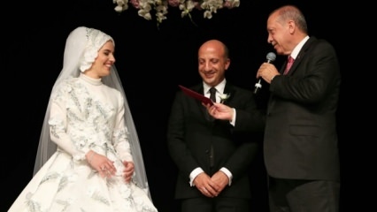 Il vicepresidente del presidente Erdoğan Ali İhsan Arslan è stato testimone del matrimonio